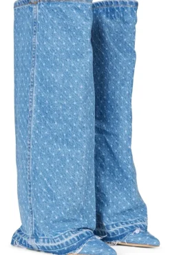 Custommade Anie Dotted Denim 414 Dusty Blue