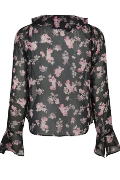 Outlet Neo Noir Anika Marigold Print Blouse 165527 702