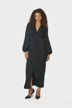 Neo Noir Anio Heavy Sateen Dress 167048 100