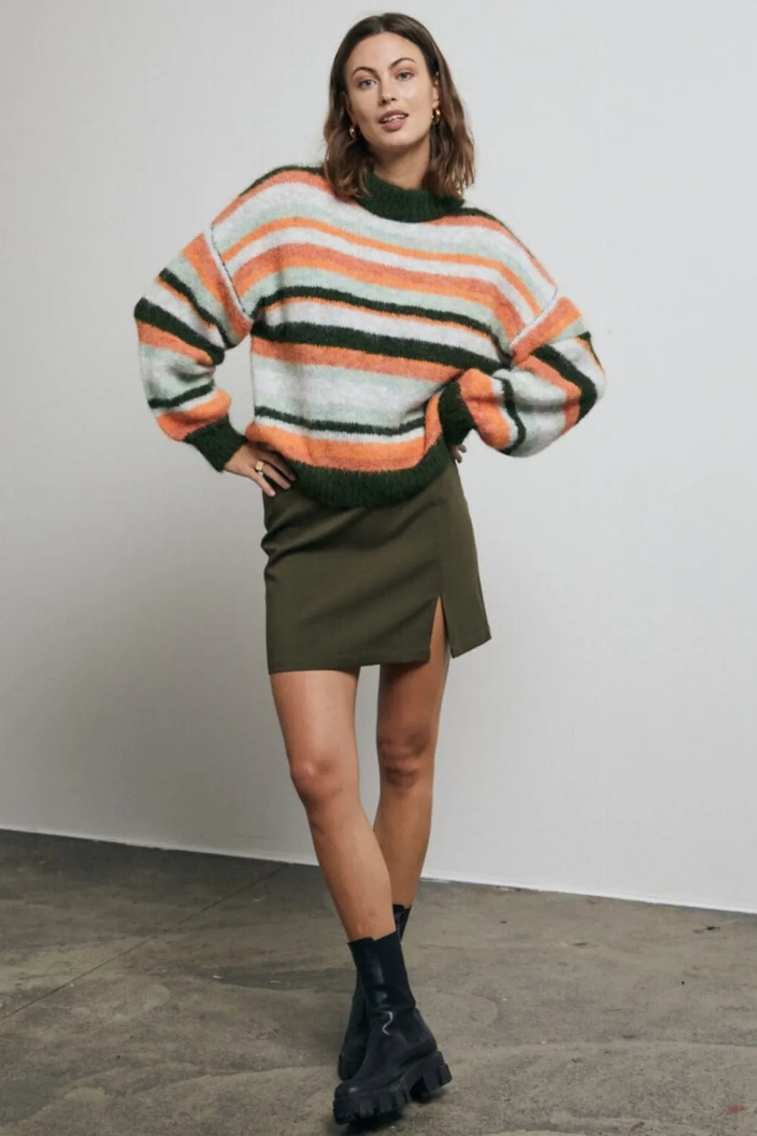 Best A-View Annali Skirt-1 894 Army