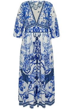 Discount Gossia Anneego Dress G2338 Blue Vibes