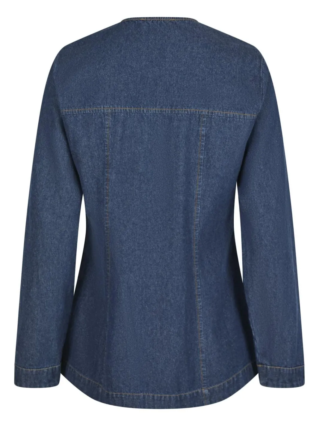 New Neo Noir Annie Denim Blouse Dark Blue