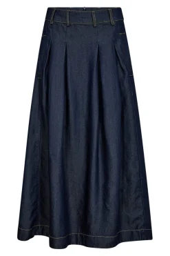 Online Co´Couture Anyacc Denim Pleat Skirt 34181 555