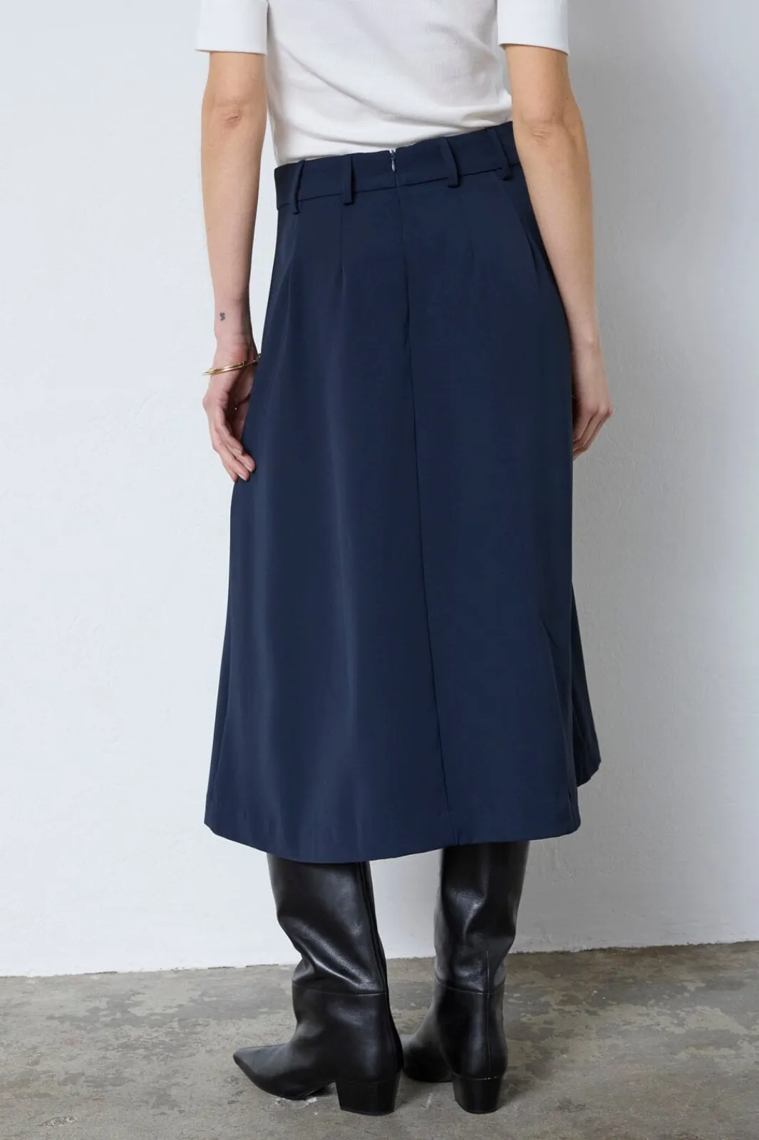 Hot Co´Couture Anyacc Midi Pleat Skirt 44040 120