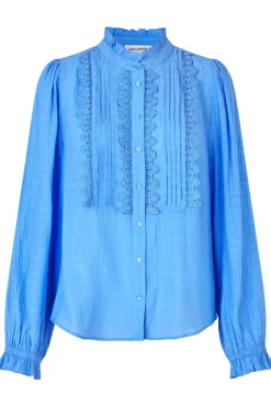 Online Lollys Laundry Arielll Shirt Ls25418-1004 97 Neon Blue