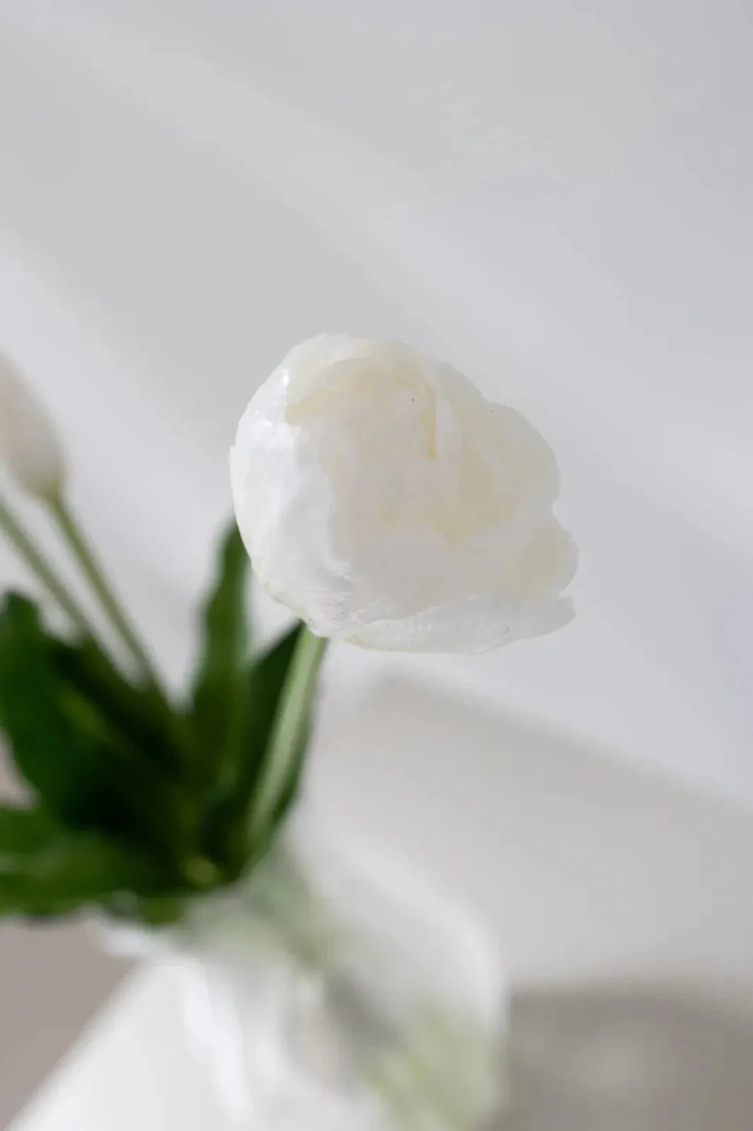 Best Bloom Objects Artificial Layered Tulips 02-174 White