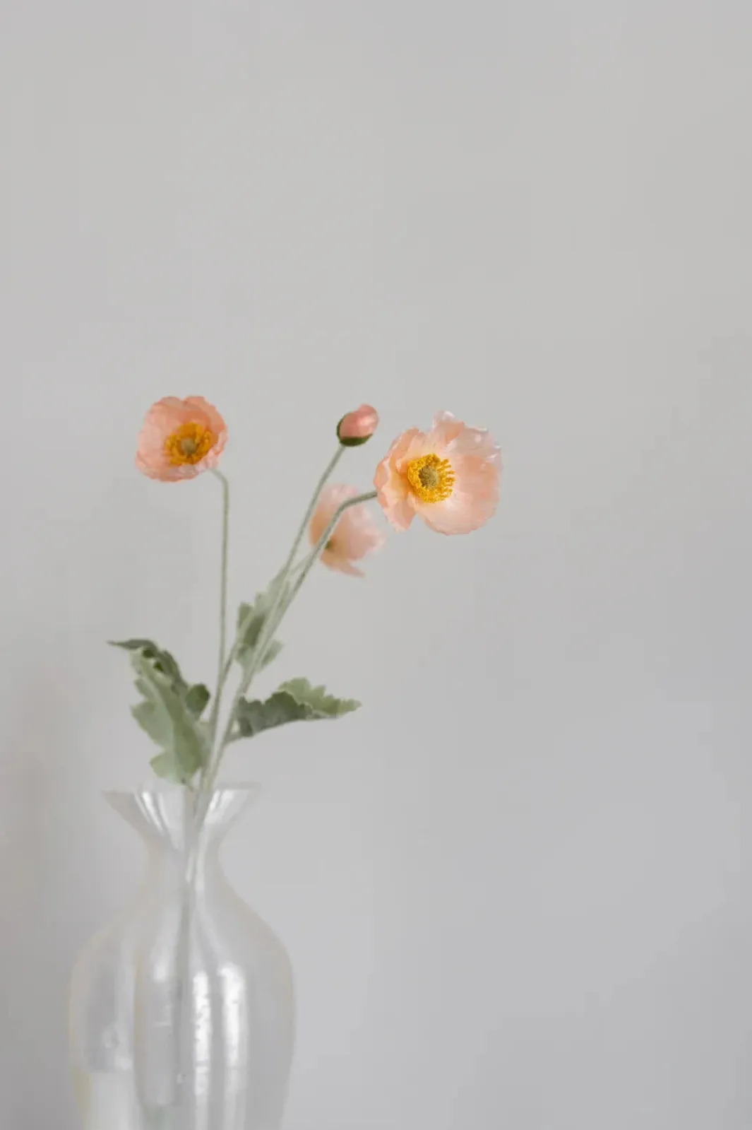Sale Bloom Objects Artificial Poppy 02-131 Peach