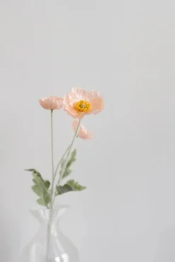 Sale Bloom Objects Artificial Poppy 02-131 Peach