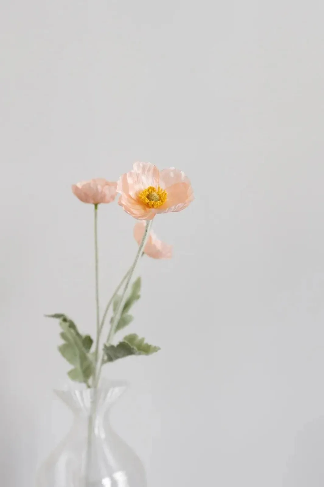 Sale Bloom Objects Artificial Poppy 02-131 Peach