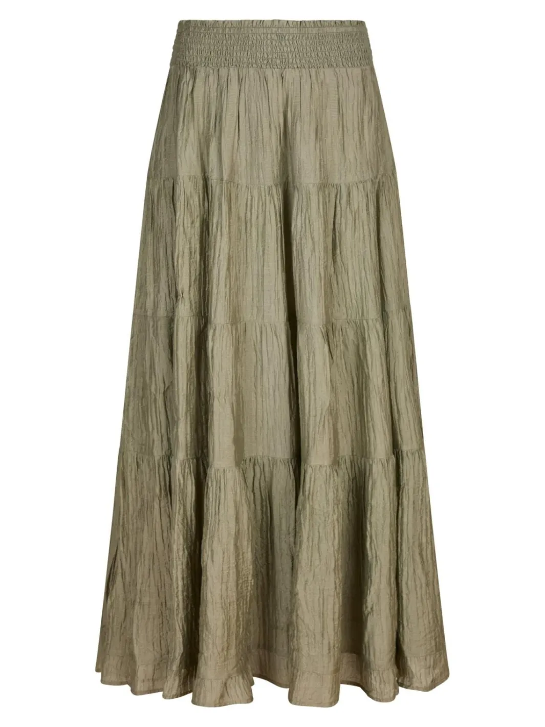 Hot Neo Noir Asta Crepe Skirt 164387 Smoke Green