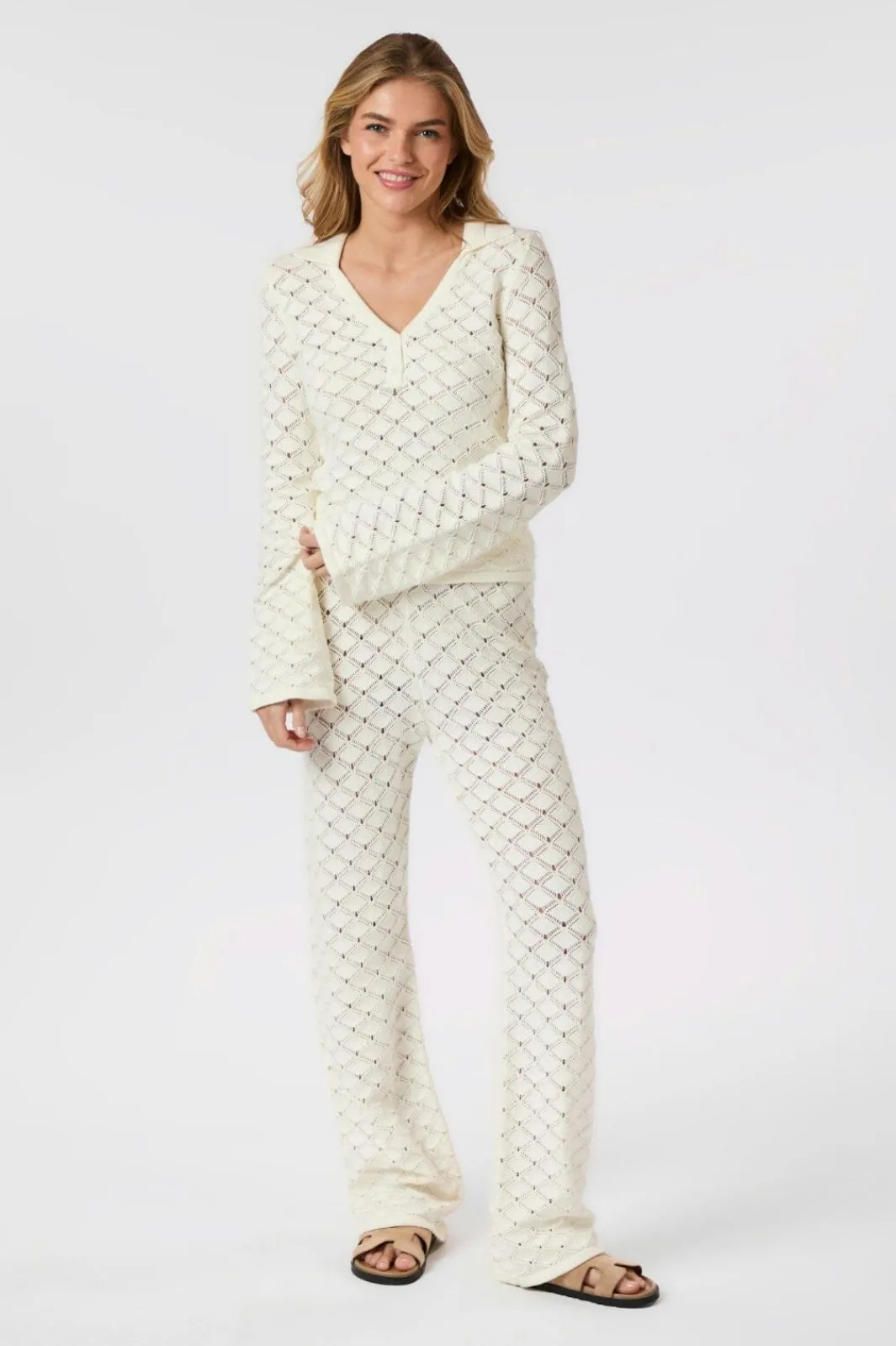 Neo Noir Aston Stitch Knit Blouse 164486 121