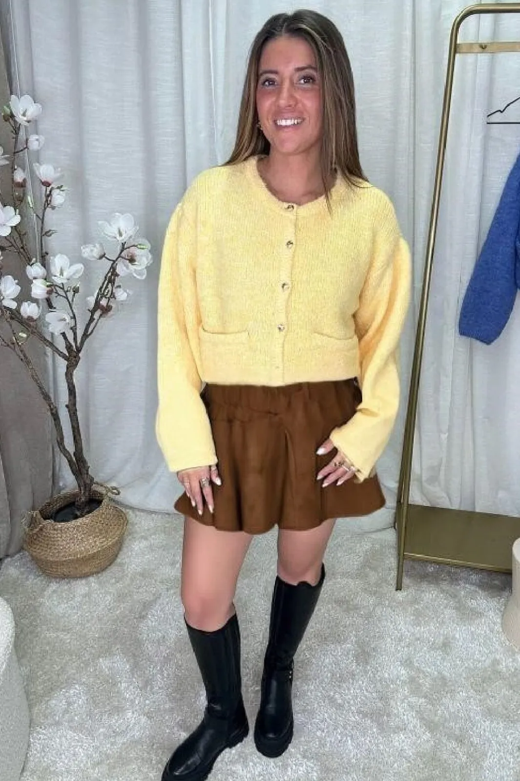 Sale A-bee Astrid Skirt A Dark Brown