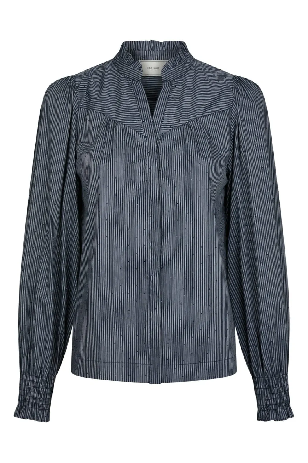 Online Neo Noir Astrida Stripe Stone Blouse 167292 141