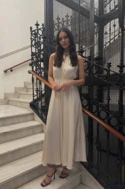 Hot Karmamia Ava Maxi Dress 2087 Porcelain