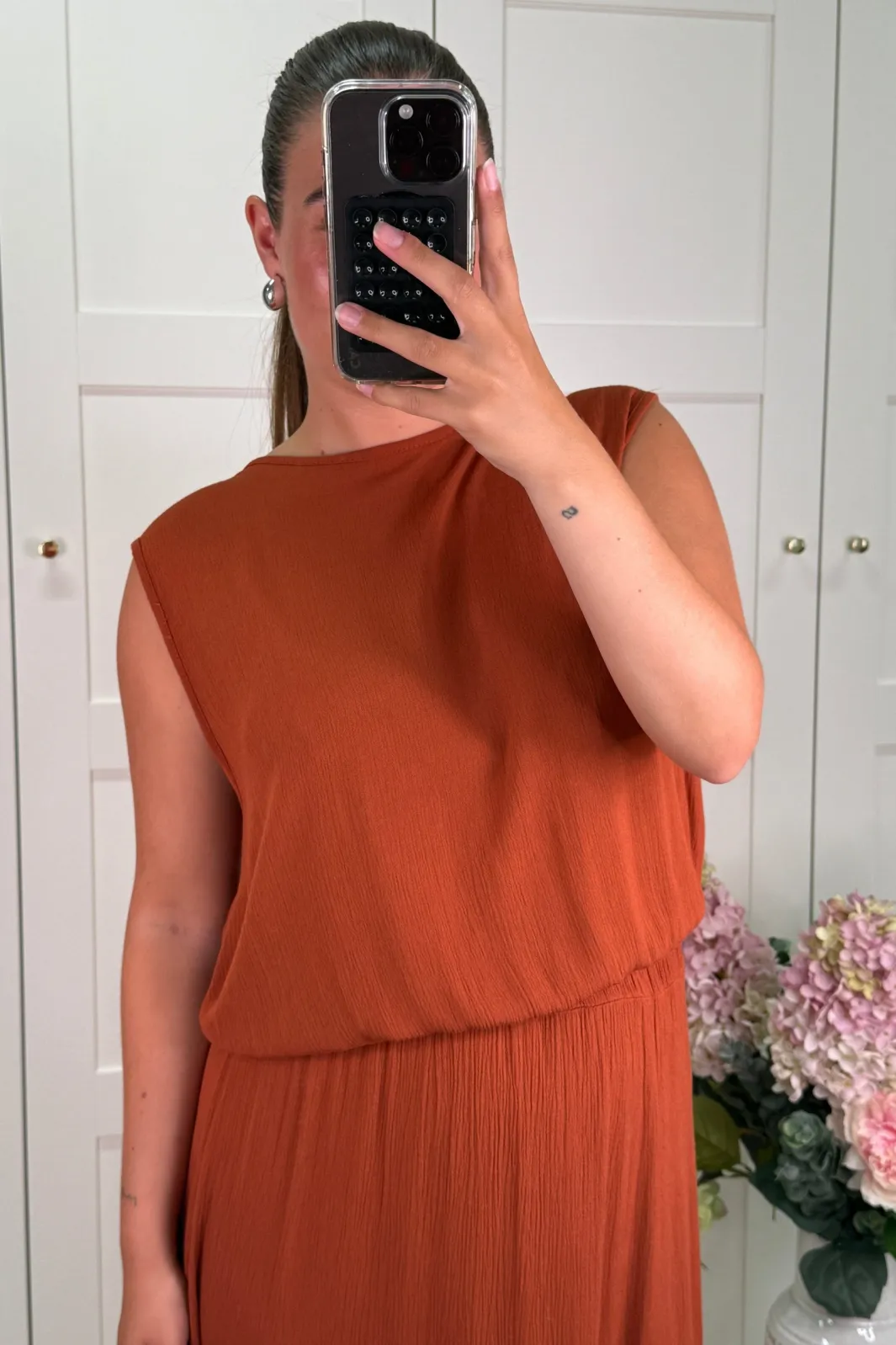Discount A-bee Ava Top Rust