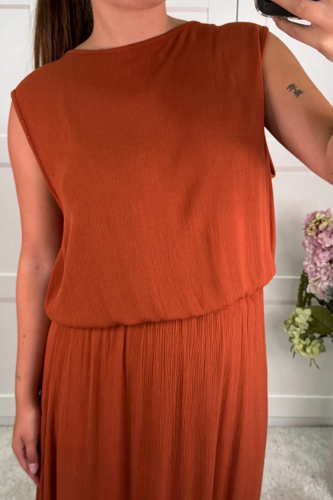 Discount A-bee Ava Top Rust