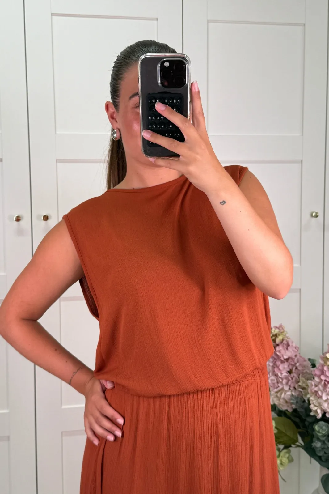 Discount A-bee Ava Top Rust
