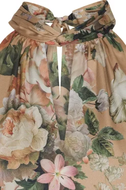 Clearance Karmamia Ava Top 2170 Taupe Bloom