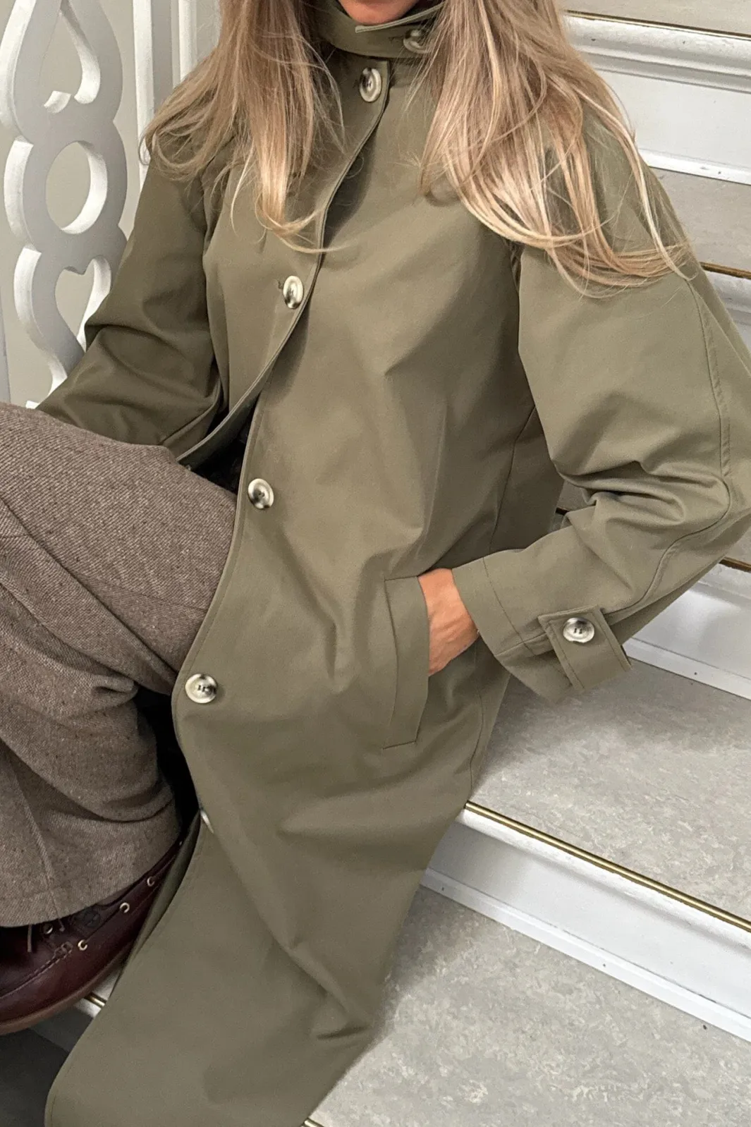 BYIC Avaic Trenchcoat A23791 Dark Khaki