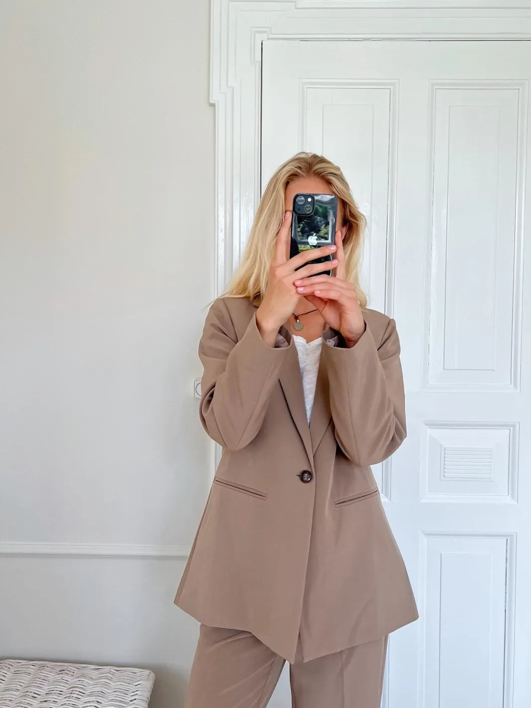 New Neo Noir Avery Suit Blazer Dusty Brown