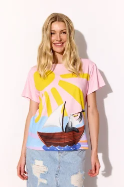 Hot Hunkøn Azura T-Shirt 26012 Sunny Pink