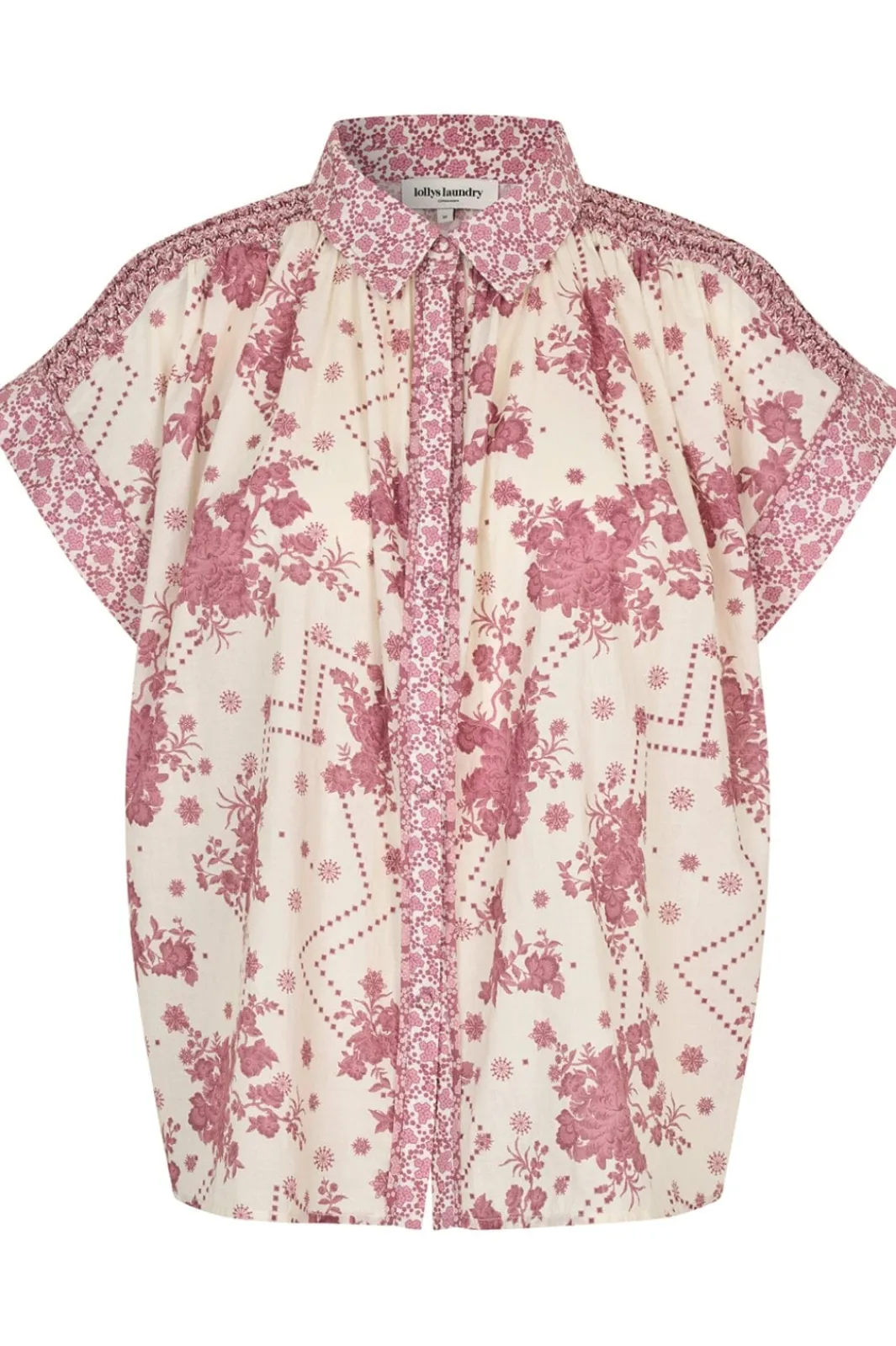 New Lollys Laundry Badalll Shirt Ss25236-1026 74 Flower Print