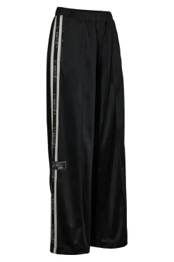 Best Haute L'Amitié Baggy Lurex Logo Track Pant HL10414 Black