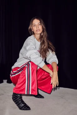 Best Haute L'Amitié Baggy Rn Track Pants HL10481 Red
