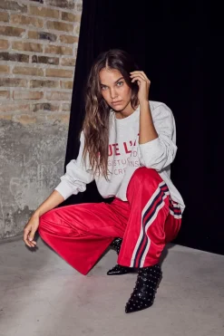 Best Haute L'Amitié Baggy Rn Track Pants HL10481 Red