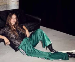 Best Haute L'Amitié Baggy Track Pants HL10018 Sporty Green