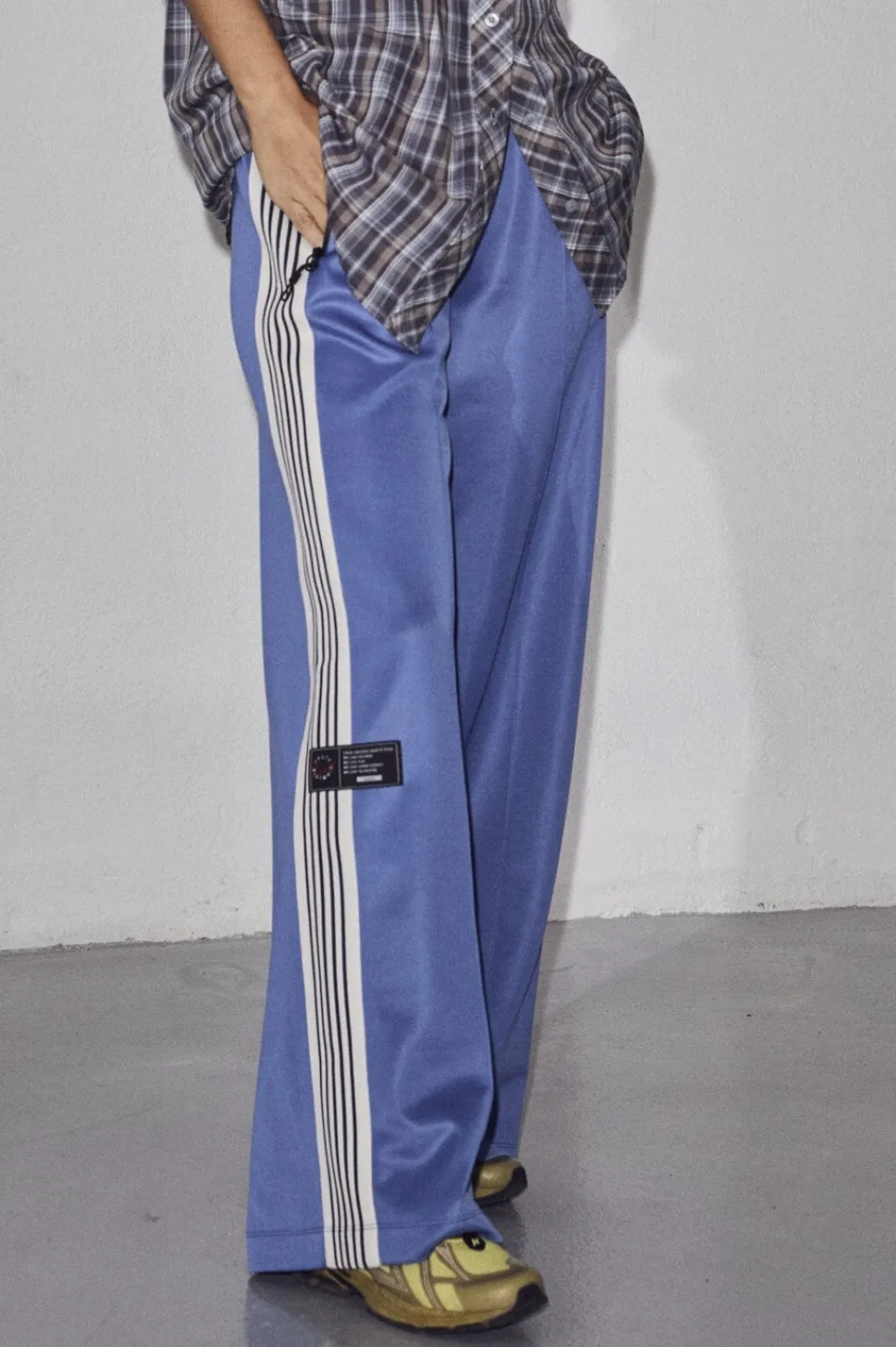 Clearance Haute L'Amitié Baggy Track Pants HL10018 Blue