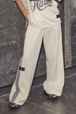 Clearance Haute L'Amitié Baggy Track Tall Pants HL10071 Off-White