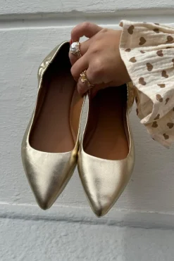 Hot Copenhagen Shoes Ballerina 23 Leather 005 Gold
