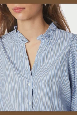 Sale Neo Noir Barba Striped Blouse 167938 145