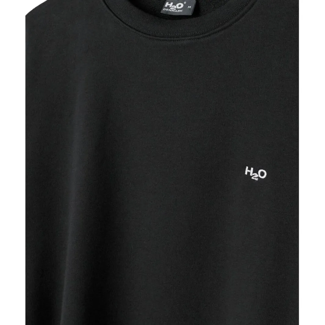 Outlet H2O Base Woman Sweat O'Neck 3500 Black