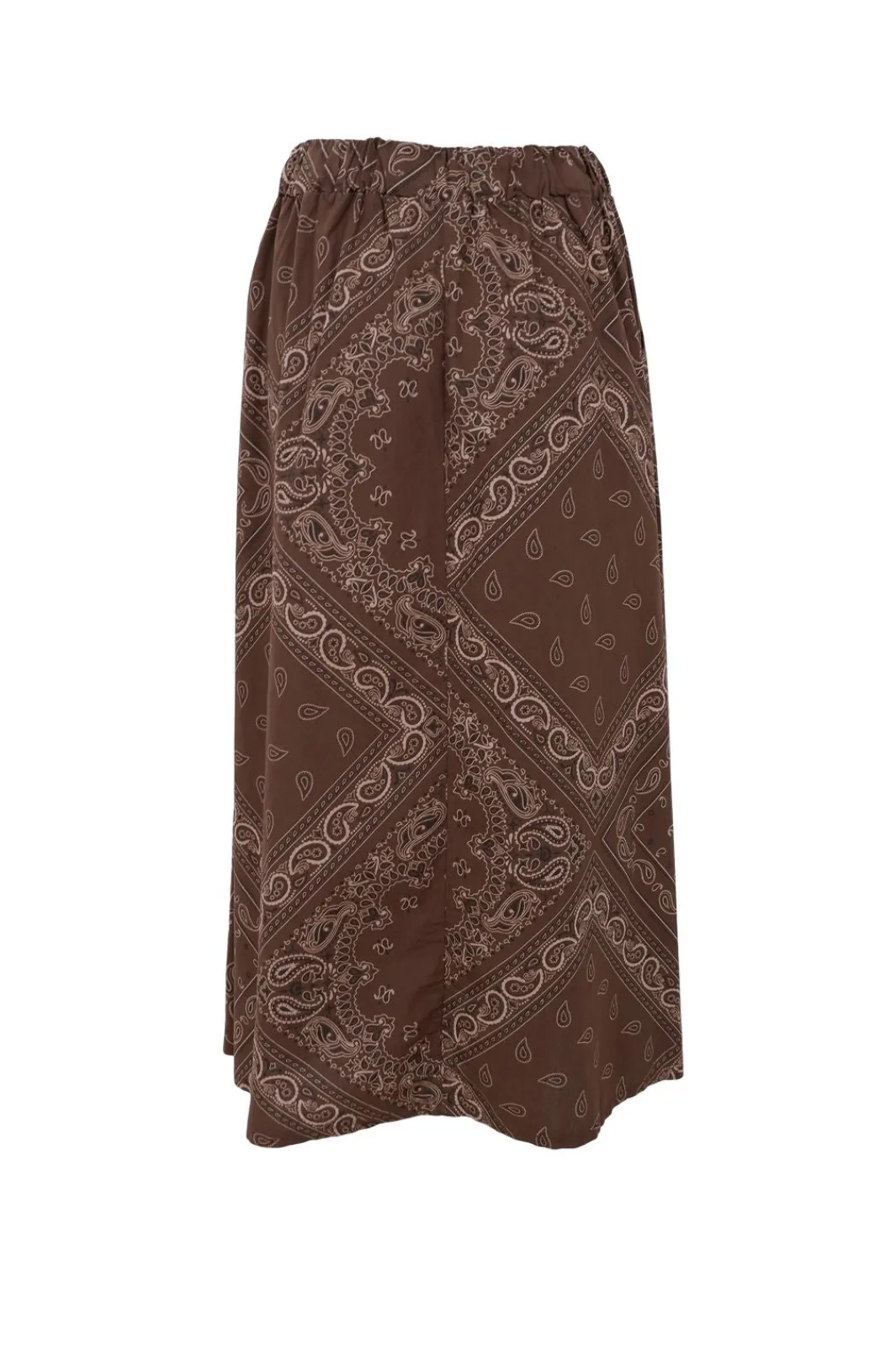 Online Black Colour Bcabbie Skirt 40728 Coffee Paisley