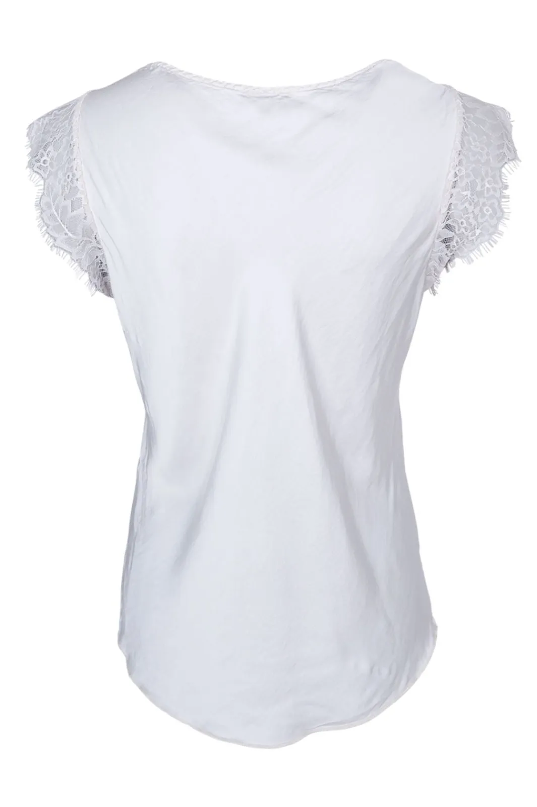 Outlet Black Colour Bcbilly Lace Top Vintage Dyed Ivory