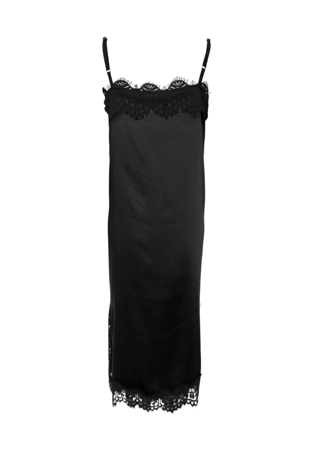 Best Black Colour Bcevie Lace Strap Dress 41047 Black