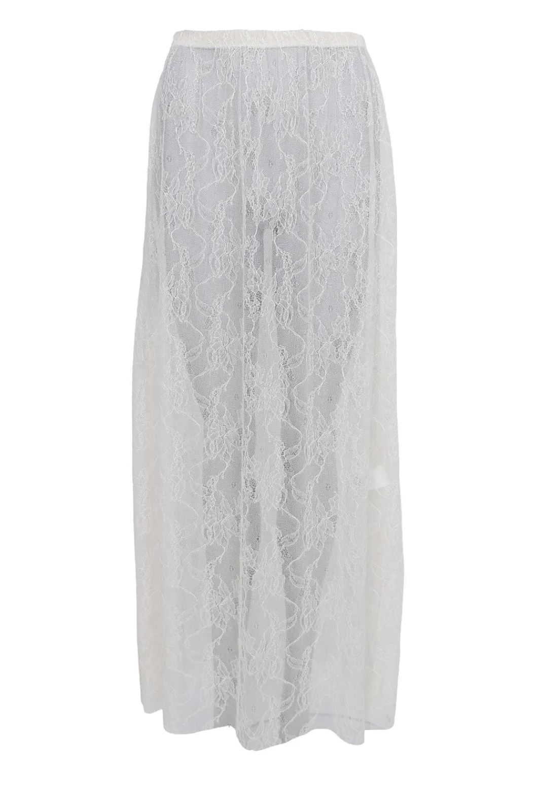 Clearance Black Colour Bcfranka Lace Skirt 40867 Creme