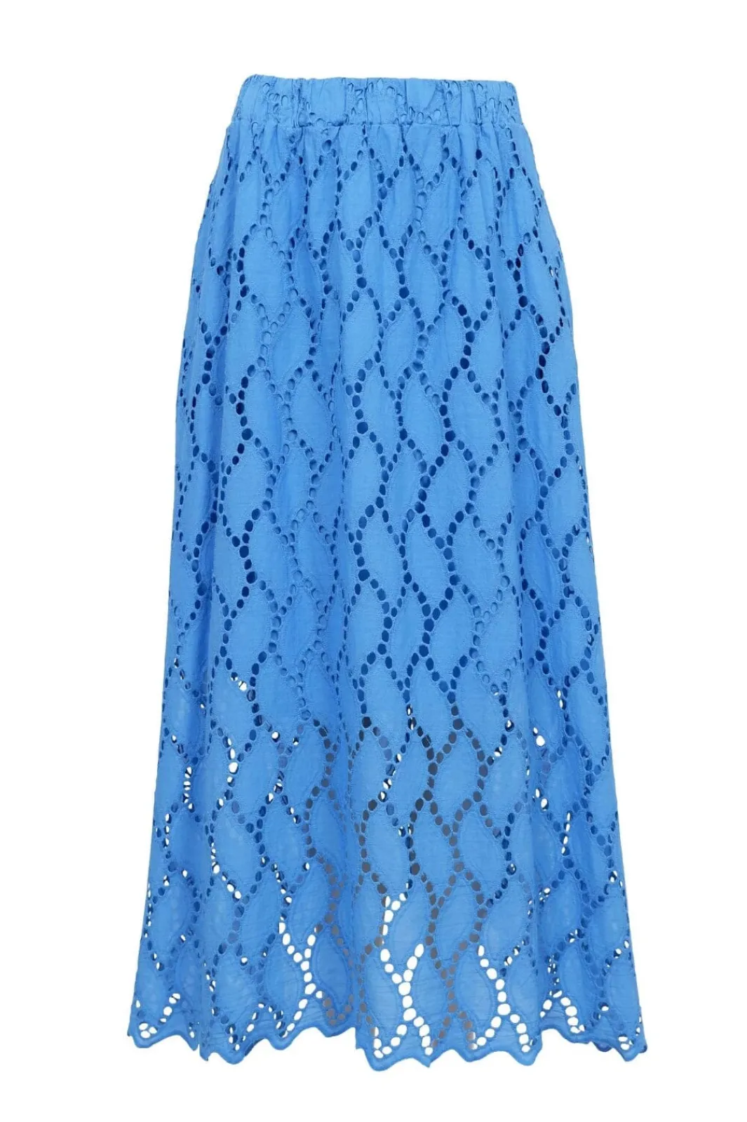 New Black Colour Bcfreya Cut Out Lace Skirt 40717 Ocean Blue