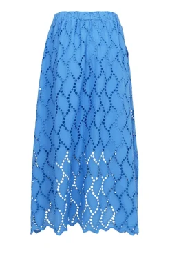 New Black Colour Bcfreya Cut Out Lace Skirt 40717 Ocean Blue