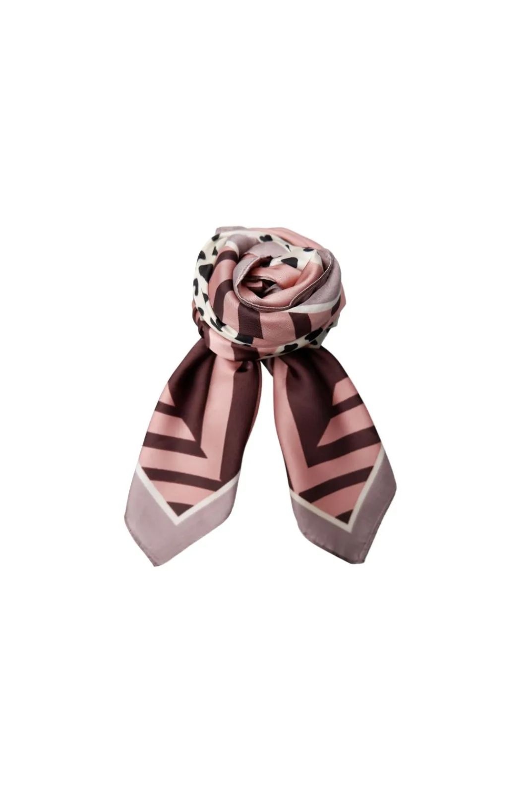 Clearance Black Colour Bchays Mini Scarf 3655 Winter Rose