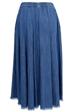 New Black Colour Bcjean Denim Skirt 40847 Blue Denim