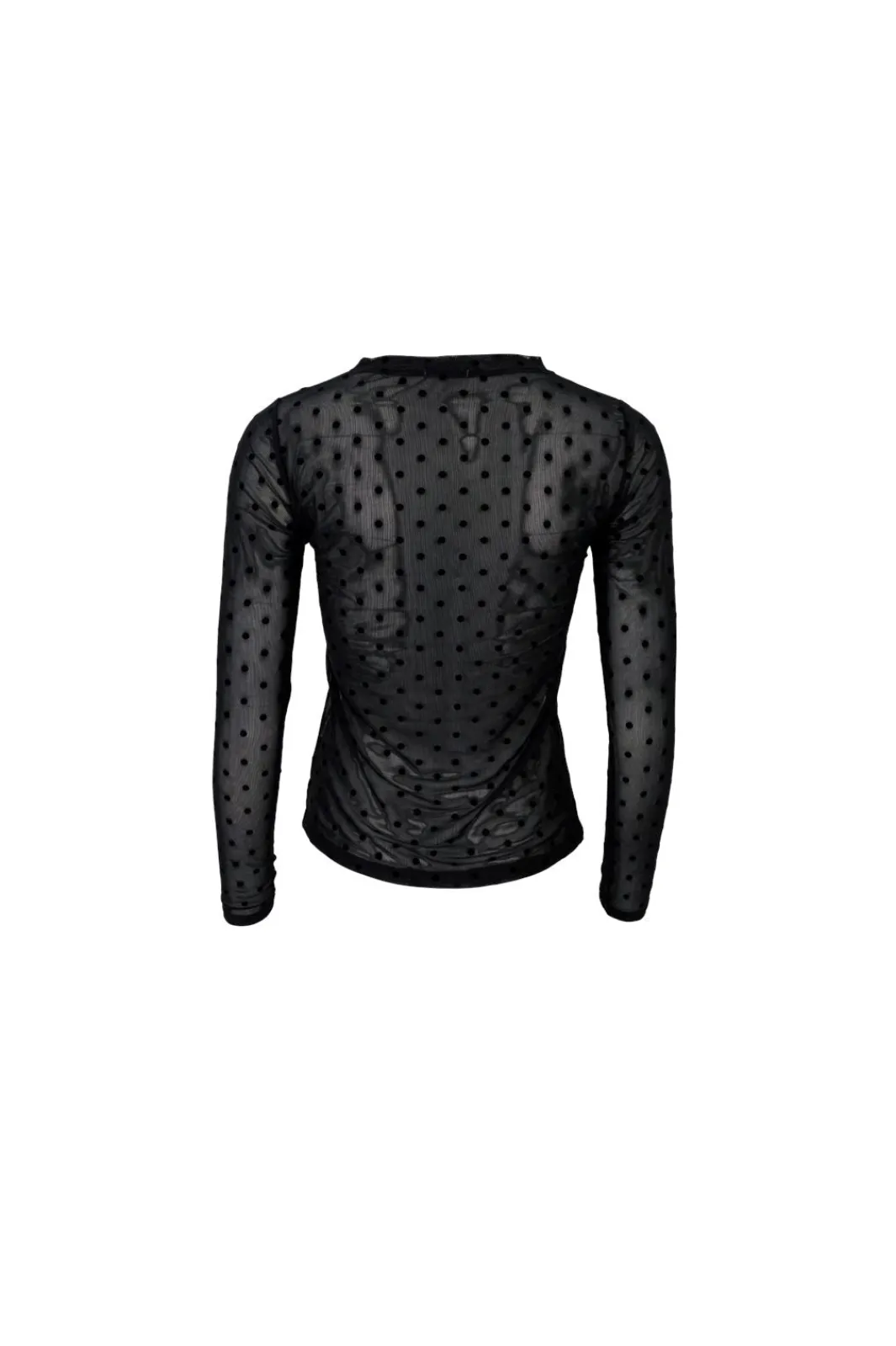 Sale Black Colour Bcjennie Dotted Mesh Blouse