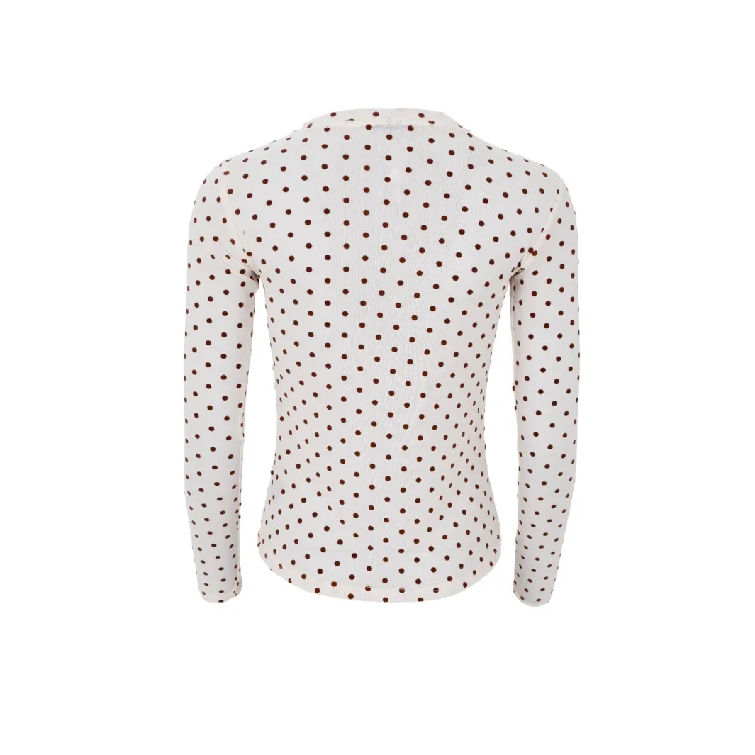 Sale Black Colour Bcjennie Dotted Mesh Blouse 40611 Shirts