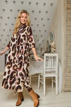 Outlet Black Colour Bckenna Shirt Dress 40927 Brown Rose
