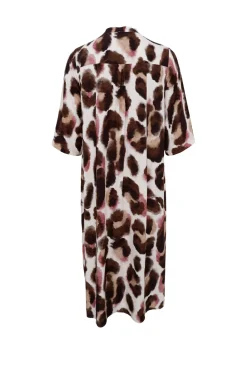 Outlet Black Colour Bckenna Shirt Dress 40927 Brown Rose