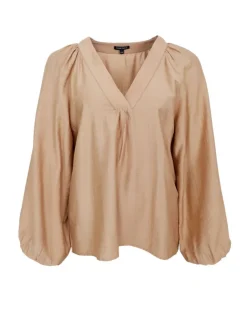 Hot Black Colour Bcluisa Raglan Blouse 40917 Caramel