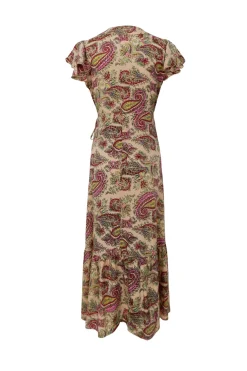 Black Colour Bcluna Flared Wrap Dress 39151 Ruby Meadow