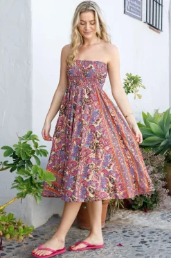 Outlet Black Colour Bcluna Wide Smock Skirt 39217 Royal Berry